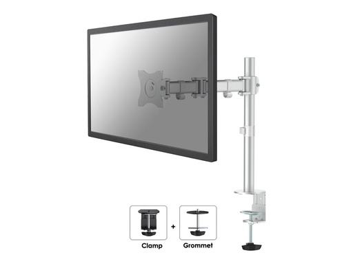 [NM-D135SILVER] Neomounts NM-D135 - Befestigungskit - Voll beweglich - für LCD-Display - Silber - Bildschirmgröße: 25.4-76.2 cm (10"-30")