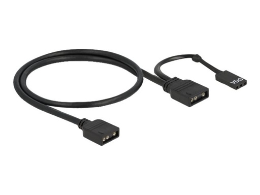 [86001] Delock RGB LED-Kabel - 3-polig ARGB (W) zu 3-polig ARGB, VDG-Header (W)