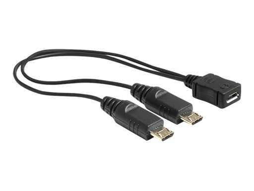 [65440] Delock USB-Kabel - Micro-USB Typ B (M) zu Micro-USB Typ B (W)
