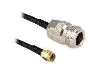 [88686] Delock Antennenkabel - RP-SMA (M) zu N-Anschluss (W)