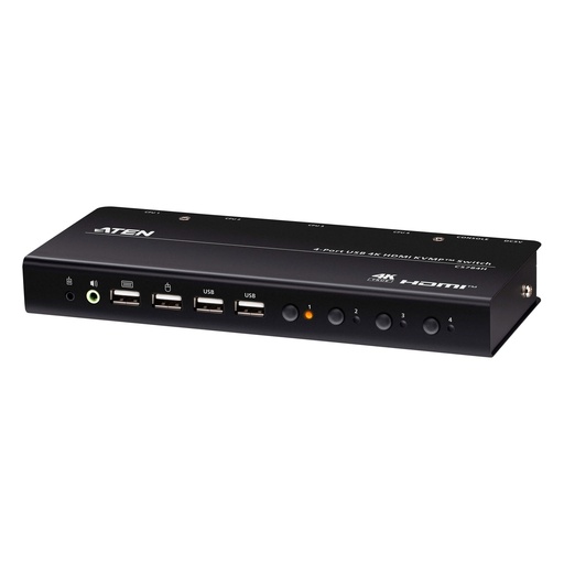 [CS784H] ATEN CS784H USB HDMI KVM Switch - KVM-Umschalter - 4-Port