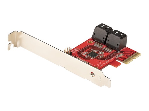 [4P6G-PCIE-SATA-CARD] StarTech.com PCIe SATA Controller Karte - 4 Port SATA 3 Erweiterungskarte/Kontroller - 6Gbit/s - Full/Low-Profile Blende - PCI Express Festplatten/SSD kontroller/Adapter (4P6G-PCIE-SATA-CARD)