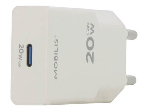 [020025] Mobilis Netzteil - ultra-kompakt - 20 Watt - PD/PPS, Fast Charge (USB-C)