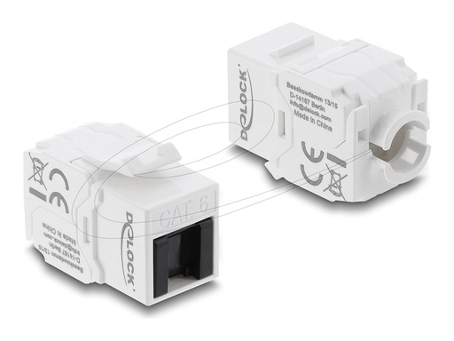 [90799] Delock Keystone Modul RJ45 Buchse zu LSA Cat.6 UTP