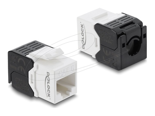 [90802] Delock Keystone Modul RJ45 Buchse zu LSA Cat.6 UTP