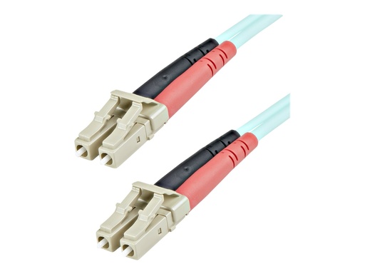 [A50FBLCLC1] StarTech.com 1 m OM3 LWL Patchkabel, Multimode-Glasfaserkabel, LC auf LC - Patch-Kabel - LC Multi-Mode (M)