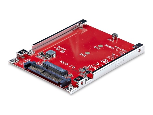 [1M25-U3-M2-ADAPTER] StarTech.com M.2 to U.3 Adapter, For M.2 NVMe SSDs, PCIe M.2 Drive to 2.5inch U.3 (SFF-TA-1001)