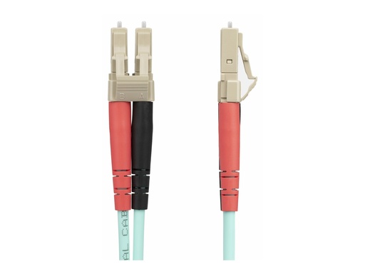 [450FBLCLC25] StarTech.com 25m OM4 LWL Patchkabel LC auf LC, Multimode Glasfaserkabel - Patch-Kabel - LC/UPC Multi-Modus (M)