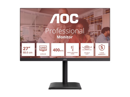 [U27E4CV] AOC U27E4CV - E4 Series - LED-Monitor - 68.6 cm (27")