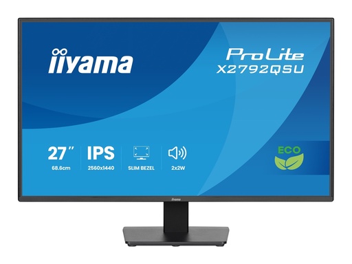 [X2792QSU-B1] Iiyama ProLite X2792QSU-B1 - LED-Monitor - 68.6 cm (27")