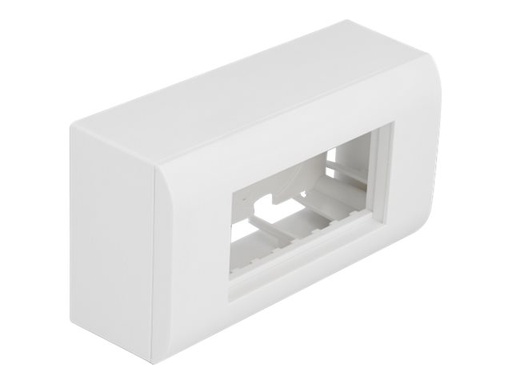 [81333] Delock Easy 45 - Aufputzbox - 4 modules - weiß