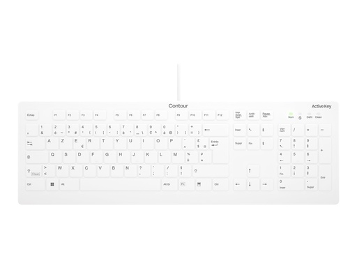 [AK-C8112-U1-W/FR] Cherry Contour Active Key AK-C8112 - Tastatur - medizinisch