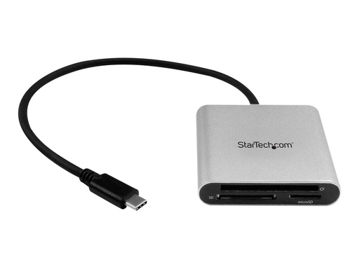 [FCREADU3C] StarTech.com Startech USB 3.0 Kartenleser mit USB-C - SD, MicroSD, CompactFlash Speicherkartenleser mit USB-C Kabel - Kartenleser (CF I, CF II, MMC, SD, microSD, SDHC, microSDHC, SDXC, microSDXC)