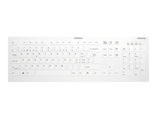 [AK-C8112-FUS-W/CH] Cherry Contour Active Key AK-C8112 - Tastatur - medizinisch