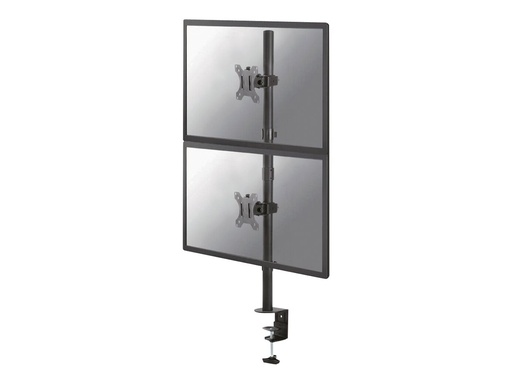 [FPMA-D550DVBLACK] Neomounts FPMA-D550DV - Befestigungskit - für 2 LCD-Displays - Schwarz - Bildschirmgröße: 25.4-81.3 cm (10"-32")