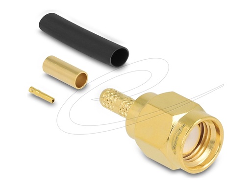 [91788] Delock Antennenanschluss - RP-SMA (M) quetschen
