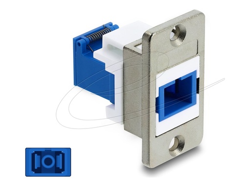 [91106] Delock Netzwerkkoppler - SC Single-Modus (W)