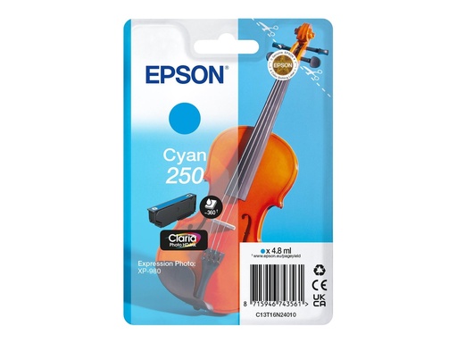 [C13T16N24010] Epson 250 - 4.8 ml - Cyan - original - Blisterverpackung