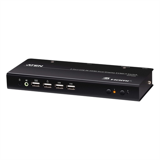 [CS742H] ATEN CS742H USB 4K HDMI Dual Display KVM Switch - KVM-Umschalter - 2-Port