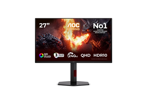 [Q27G4ZDR] AOC Gaming Q27G4ZDR - G4 Series - OLED-Monitor - Gaming - 68.6 cm (27")