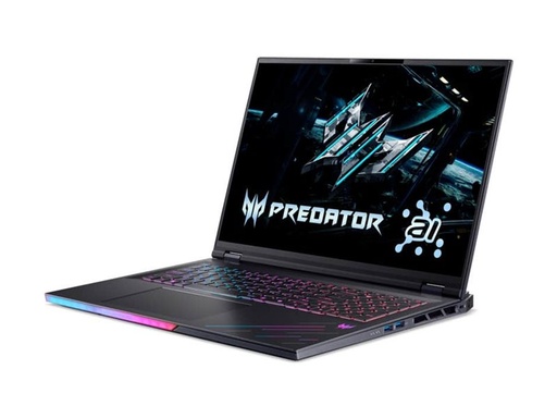 [NH.QVYEG.009] Acer Predator Helios 18 AI PH18-73 - Intel Core Ultra 9 275HX / 2.7 GHz - Win 11 Pro - GeForce RTX 5080 - 64 GB RAM - 1.024 TB SSD NVMe x 2 + 2.048 TB M.2 SSD Self-Encrypting Drive, NVM Express (NVMe)