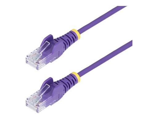 [N6PAT25CMPLS] StarTech.com Purple Slim CAT6 Ethernet Cable - Kabel - Netzwerk
