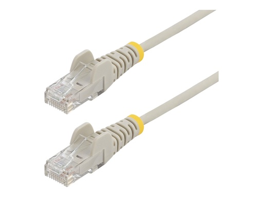 [N6PAT25CMGRS] StarTech.com Gray Slim CAT6 Ethernet Cable - Kabel - Netzwerk