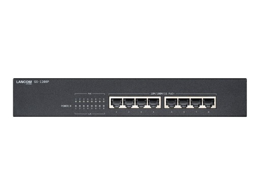 [61673] Lancom GS-1208P - Switch - unmanaged - 8 x - Switch - 1 Gbps