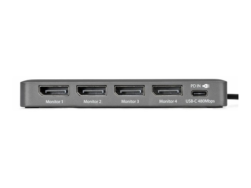 [QUAD-USB-DP-ADAPT] StarTech.com Dockingstation - USB-C / Displayport