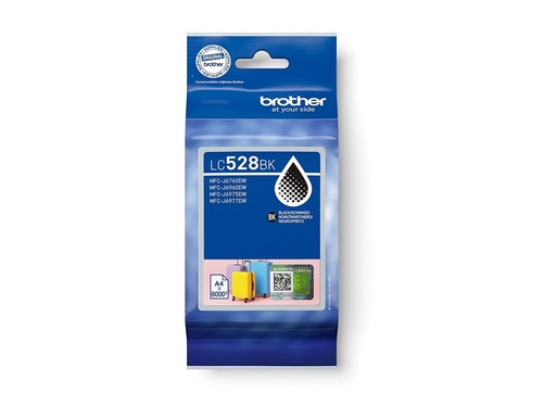 [LC528BK] Brother Black ink cartridge super high yield up to 6