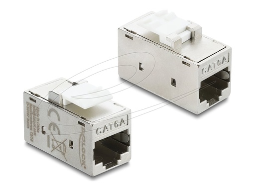 [90989] Delock Keystone-Modul - RJ-45 (W) zu RJ-45 (W)