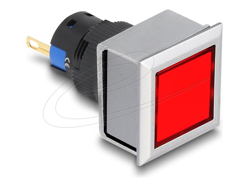 [22057] Delock Anzeigemodul - 16 mm, plastic, solder