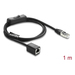 [81564] Delock RJ45 Kabel Stecker zu Buchse mit Schalter Cat.6 F/UTP - Netzwerkschaltung - Kabel - Netzwerk