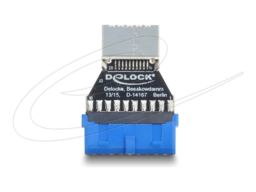 [67344] Delock USB-Adapter - 20 pin (W) zu 20-poliger USB Typ E (W)