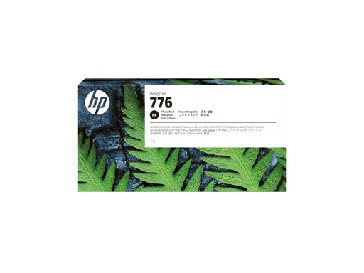 [1XB11A] HP 776 - 1 L - mit hoher Kapazität - Photo schwarz