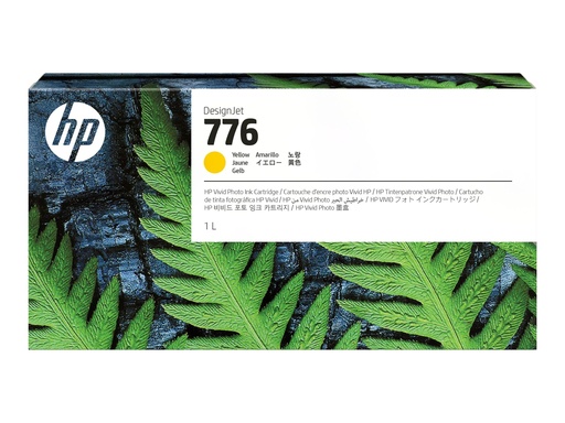 [1XB08A] HP 776 - 1 L - mit hoher Kapazität - Gelb - original