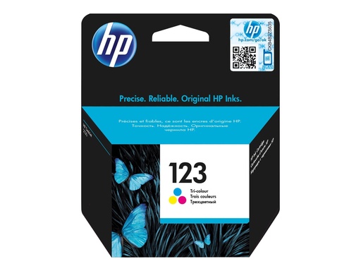 [F6V16AE#UUQ] HP 123 - Farbe (Cyan, Magenta, Gelb) - original