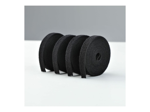 [HKLP15054PK] StarTech.com Klettverschluss - 4.6 m - Schwarz (Packung mit 4)
