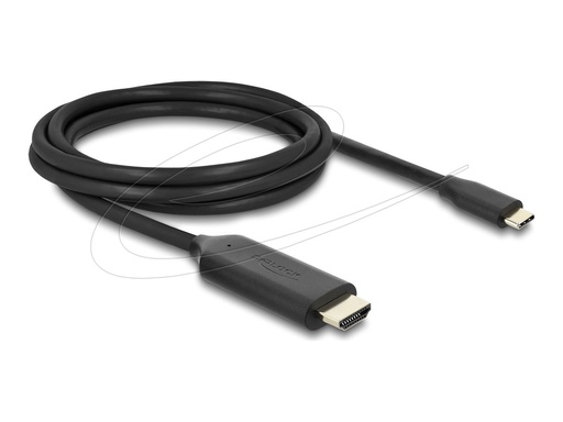 [80599] Delock Adapterkabel - USB-C männlich zu HDMI männlich - 2 m - Schwarz - 4K144Hz (3840 x 2160)