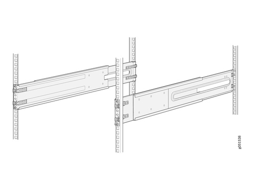 [QFX5230-2RU-4PRMK] Juniper Rack Halterungsset (4 Pfosten)
