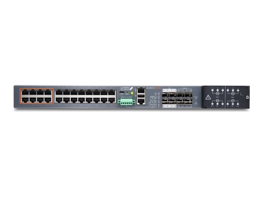 [EX4100-H-24F-DC-T] Juniper EX Series EX4100-H-24F - Switch - L3 - managed - 16 x 10/100/1000Base-T + 4 x 100/1000/2.5G + 4 x 10 Gigabit (Uplink)