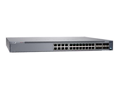 [EX4100-24P] Juniper EX Series EX4100-24P - Switch - L3 - managed - 24 x 10/100/1000Base-T + 4 x 10 Gigabit (Uplink)