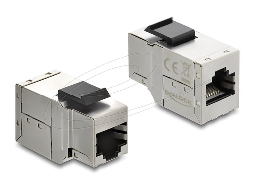 [90835] Delock Keystone-Modul - RJ-45 (W) zu RJ-45 (W)