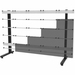 [DS-LEDKFS-27BDL-5X5] Peerless AV Seamless Kitted+ freistehende Unterkonstruktion für Philips 27BDL6115L