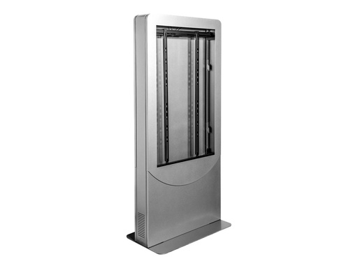 [KIPC2547-EUK] Peerless AV Portrait Kiosk - Aufstellung - für LCD-Display/Touchscreen - verriegelbar - Stahl - schwarze Pulverbeschichtung - Bildschirmgröße: 119.4 cm (47")