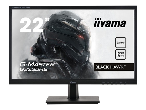 [G2230HS-B1] Iiyama G-MASTER Black Hawk G2230HS-B1 - LED-Monitor - 55.9 cm (22")