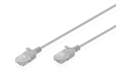 [DK-1618-030S] DIGITUS CAT 6 U-UTP Slim Patchkabel, 3 m, Grau