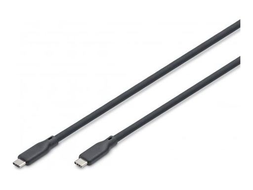 [AK-300350-010-S] DIGITUS USB Silikon Kabel, USB4 Version 2.0, USB 80Gbps, 1m, schwarz