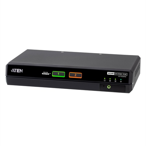 [CS1142DPH4] ATEN USB 5K DisplayPort/HDMI Dual Display - KVM-Umschalter - 2-Port