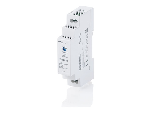 [DN-PWR-SST-125] DIGITUS 5V / 2.4A / 12W Step-Shape DIN-Rail Netzteil (Ultra-Slim, Class II)